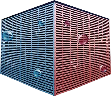 Energy recovery core in the P Series ventilator